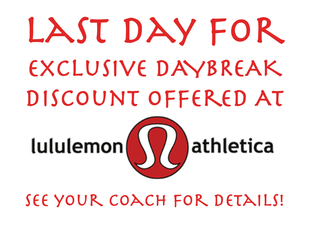 lululemon coach discount sign up