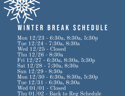 NEWS: 2024 Winter Break Schedule